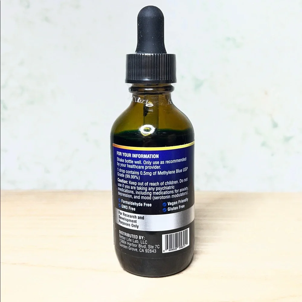 Methylene Blue 10mg - Black and Blue - Picture 2 of 4